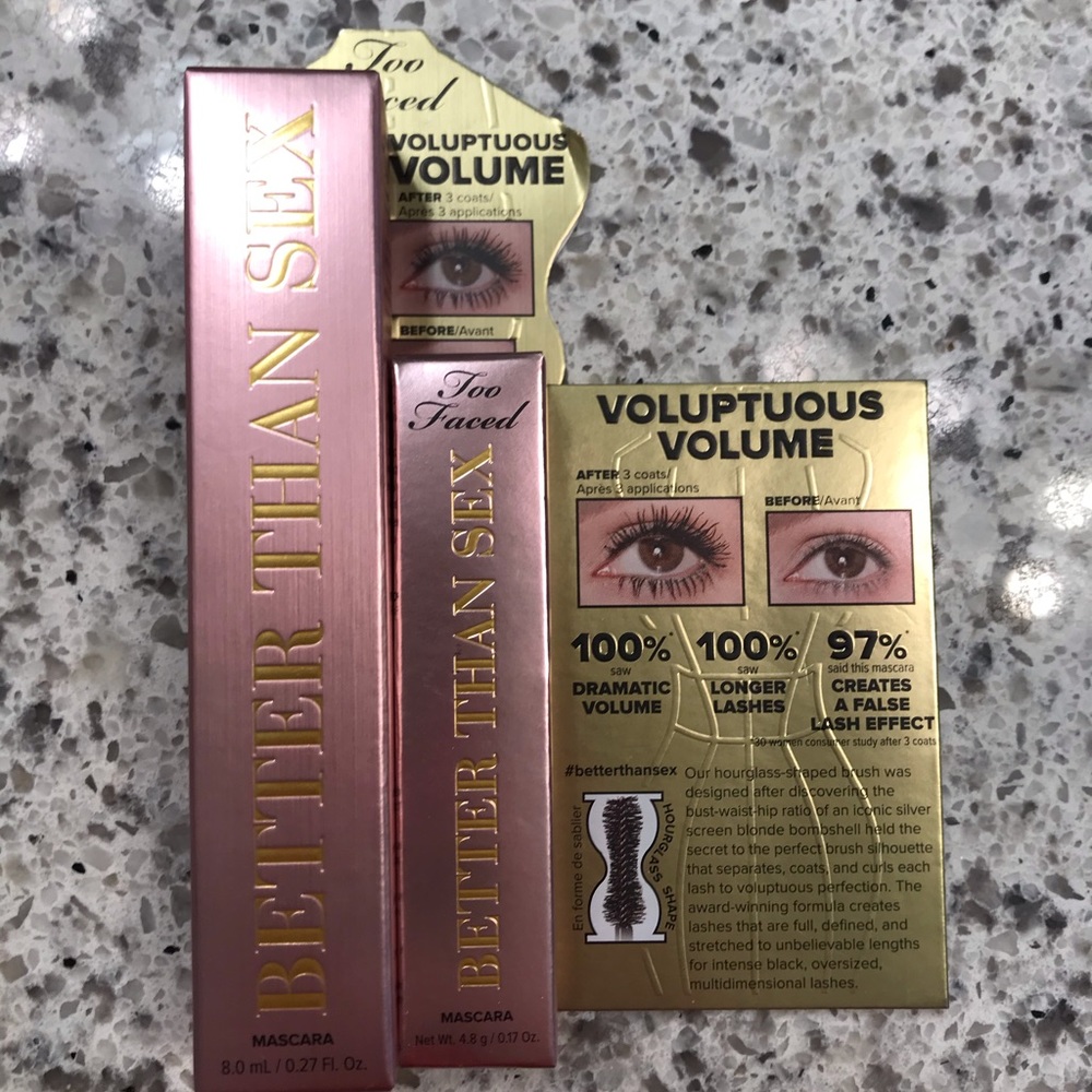 Too Faced Better Than Sex mascara New